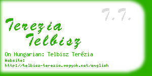 terezia telbisz business card