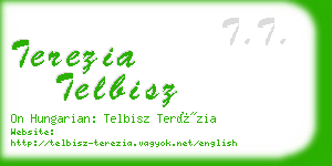 terezia telbisz business card